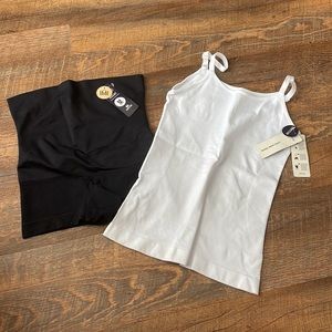 Shapermint Empetua Shape Wear Scoop Neck Cami/Boy Shorts-New- S/M